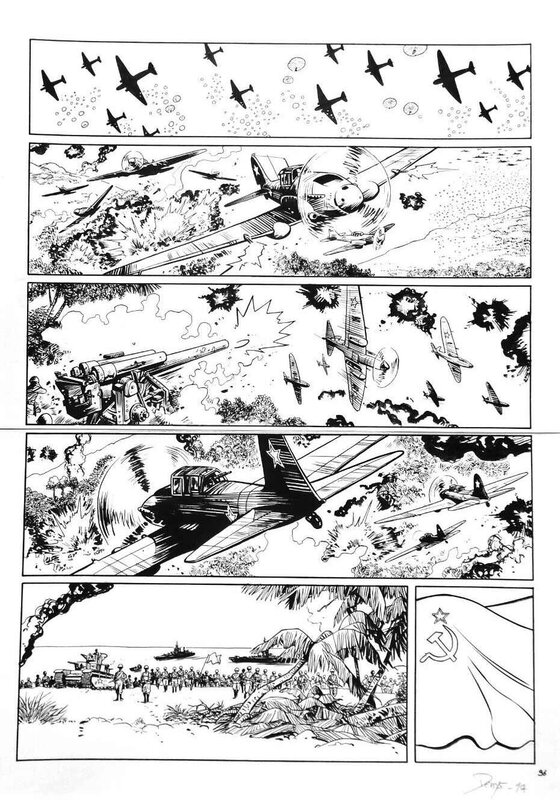 Jour J par Denys - Planche originale