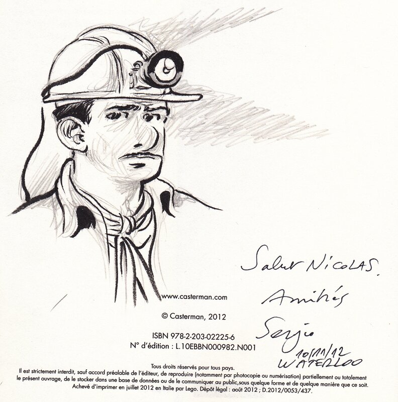 Marcinelle 1956 by Sergio Salma - Sketch