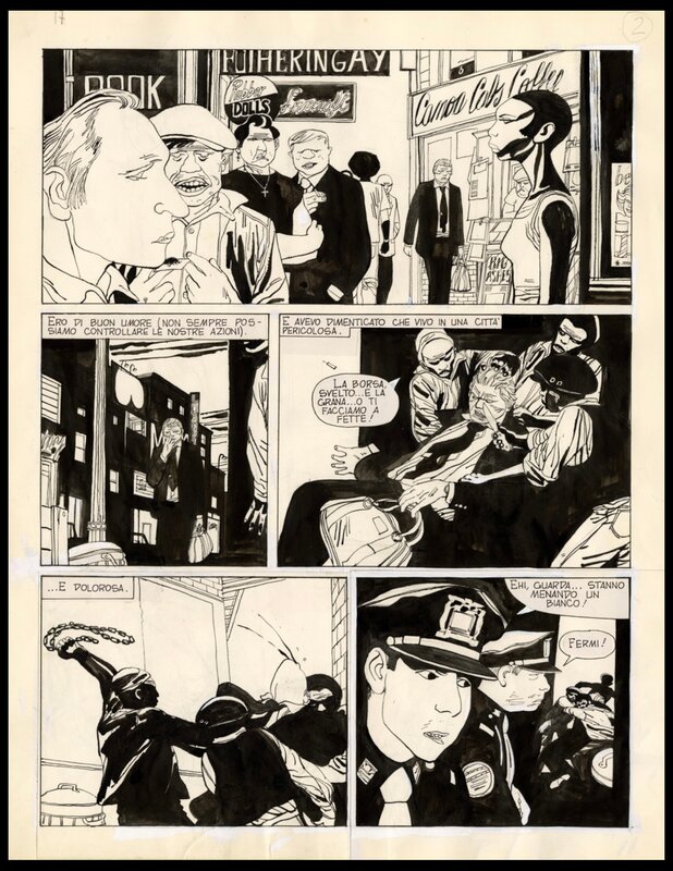 José Muñoz, Carlos Sampayo, 1975 - José Munõz - Viet Blues - Page 7 - Planche originale