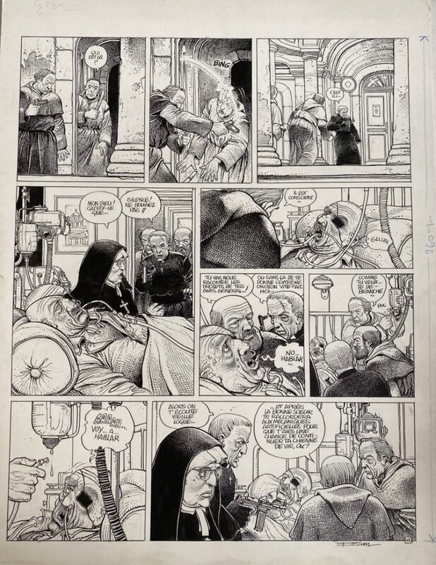 Enki Bilal, Les Phalanges de l’Ordre noir - Comic Strip