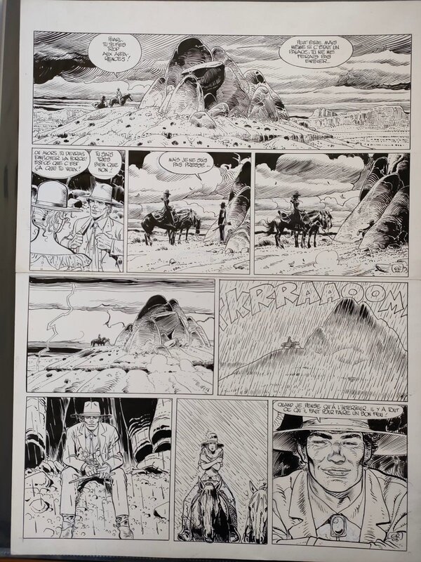 Jean Giraud, Jean-Michel Charlier, Arizona Love #23 p10 - Planche originale