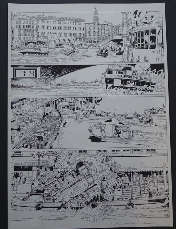 Philippe Francq, Largo Winch - Et Mourir - Comic Strip