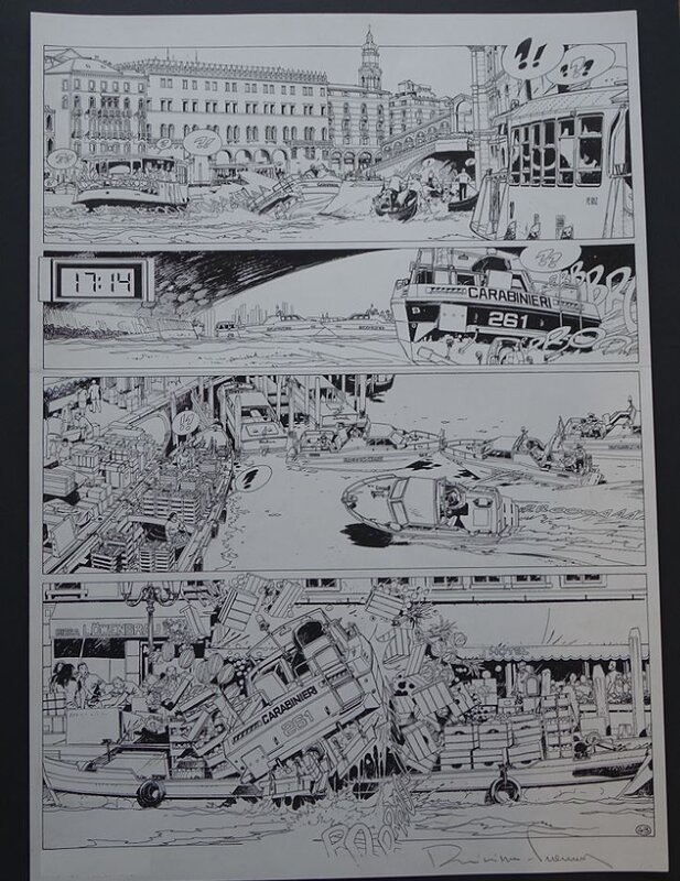 Philippe Francq, Largo Winch - Et Mourir - Planche originale