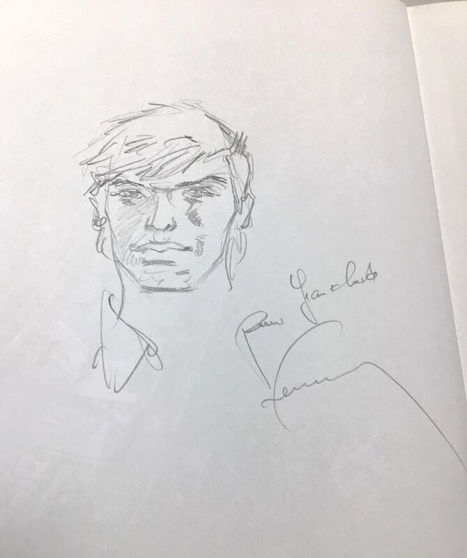 For sale - Hermann : Bernard Prince Intégrale tome 1 EO, dédicace - Sketch