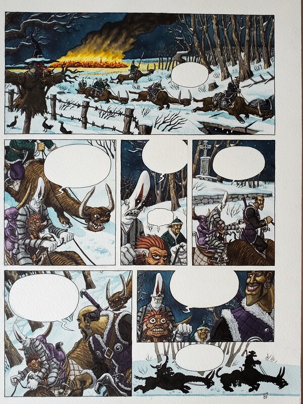 Olivier Milhiet, SPOOGUE T2 BOURAK   couleur directe - Comic Strip