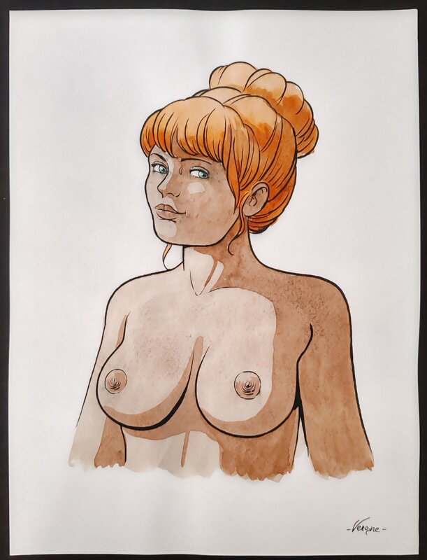 Femme 01 par Jean-Christophe Vergne - Illustration originale
