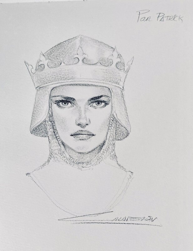 Reine Isabelle by Jaime Caldéron - Sketch