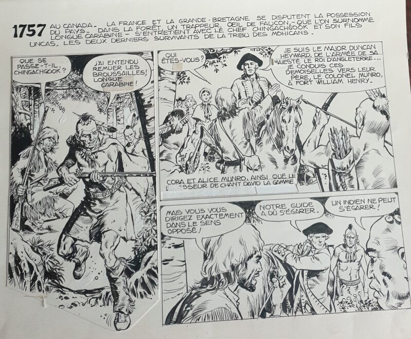 Carlo Marcello, Le DERNIER DES MOHICANS - Comic Strip