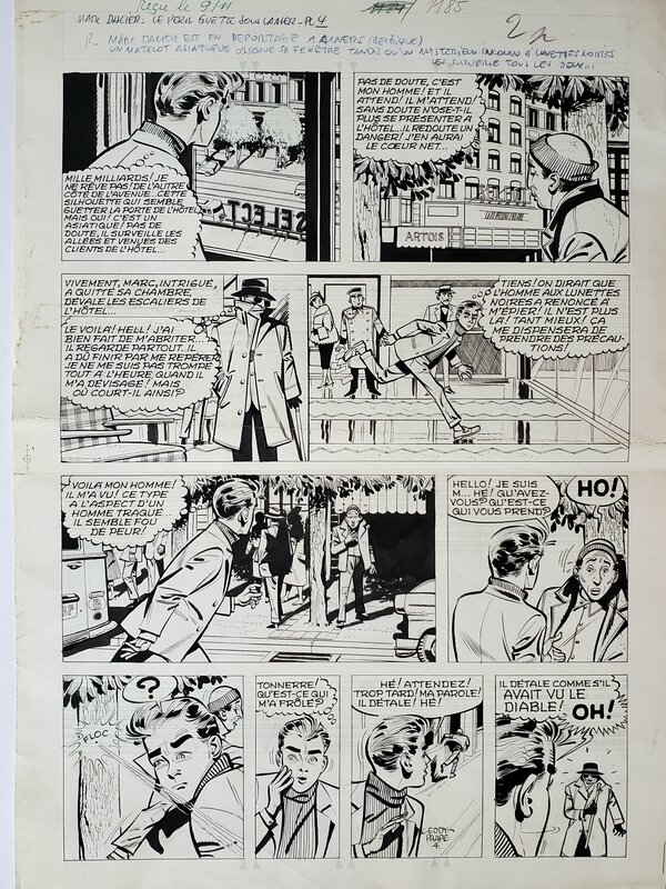Eddy Paape, MARC DACIER T8 LE PERIL GUETTE SOUS LA MER - Comic Strip