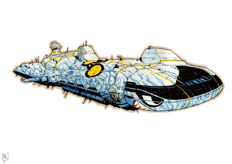 Philippe Pouzaud, 04 - IEUFE - Cassioppé - 01 - Nautilus - Illustration originale
