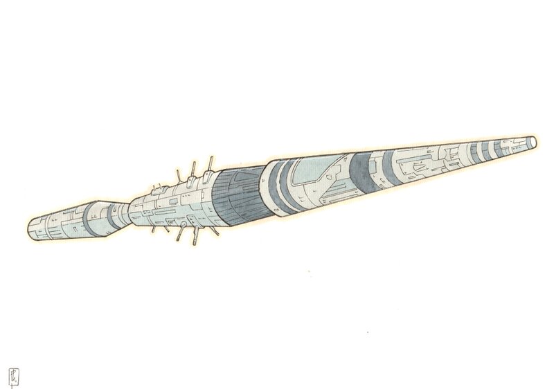 Philippe Pouzaud, 04 - IEUFE - Humanoïdes - 10 - Chasseur - Original Illustration