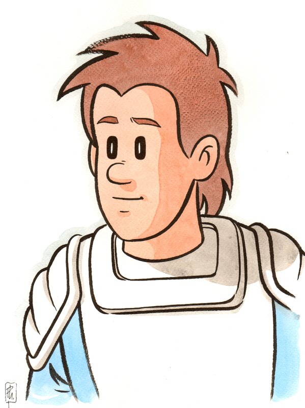 Pierrot par Philippe Pouzaud - Illustration originale