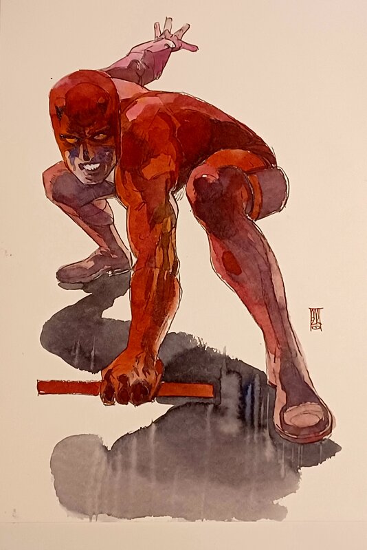 Daredevil By Maleev - Original Illustration