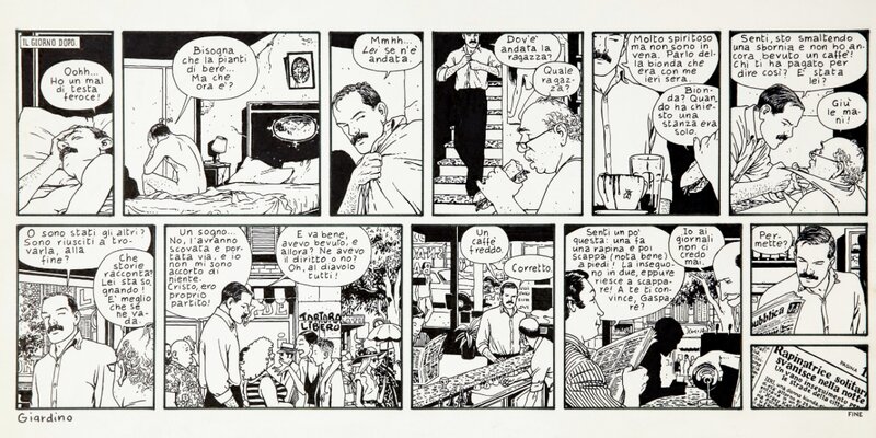 Giardino Vittorio, Sam Pezzo ‘ Nightfire ‘, histoire complete en 3 planches : 3/3 - Comic Strip