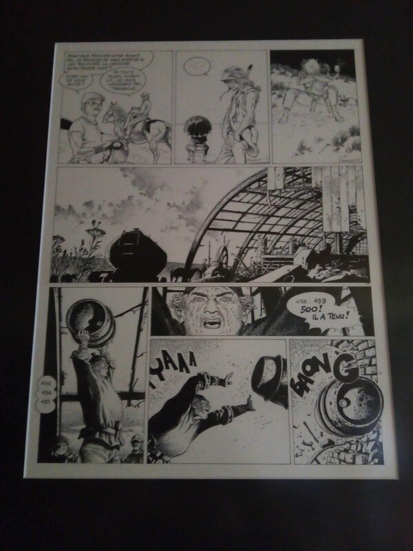 Jeremiah par Hermann - Planche originale