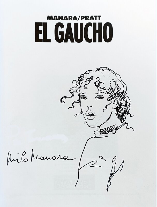 Molly - (El Gaucho) par Milo Manara - Dédicace