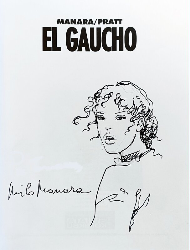 Molly - (El Gaucho) by Milo Manara - Sketch