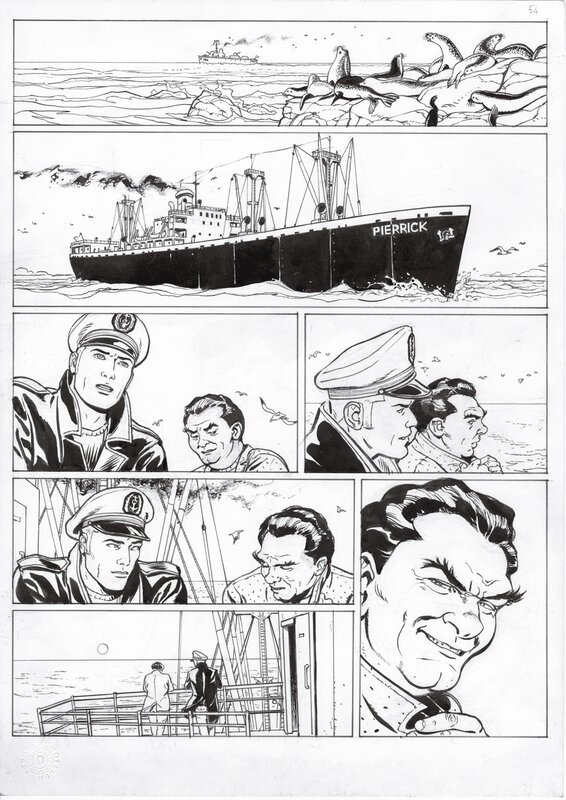 For sale - Roberto Zaghi, Planche originale - Tramp - Tome 13 - planche 54 - Galerie Nicolas Sanchez - Comic Strip