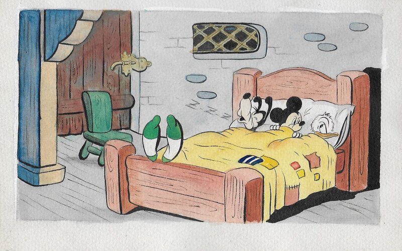 Walt Disney, unknown, Mickey et Le Haricot Magique - Planche originale