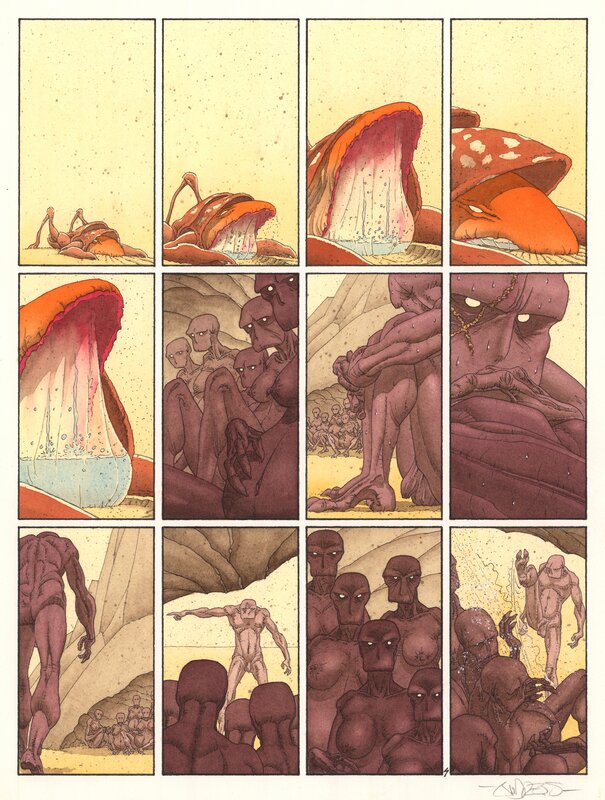 Andreas - Mil - Tryptique couleur pl. 4,5,6 - Planche originale