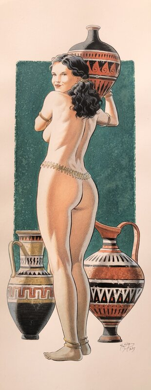 Tant va la cruche by François Miville-Deschênes - Original Illustration