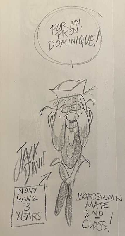Dédicace de Jack Davis - Sketch