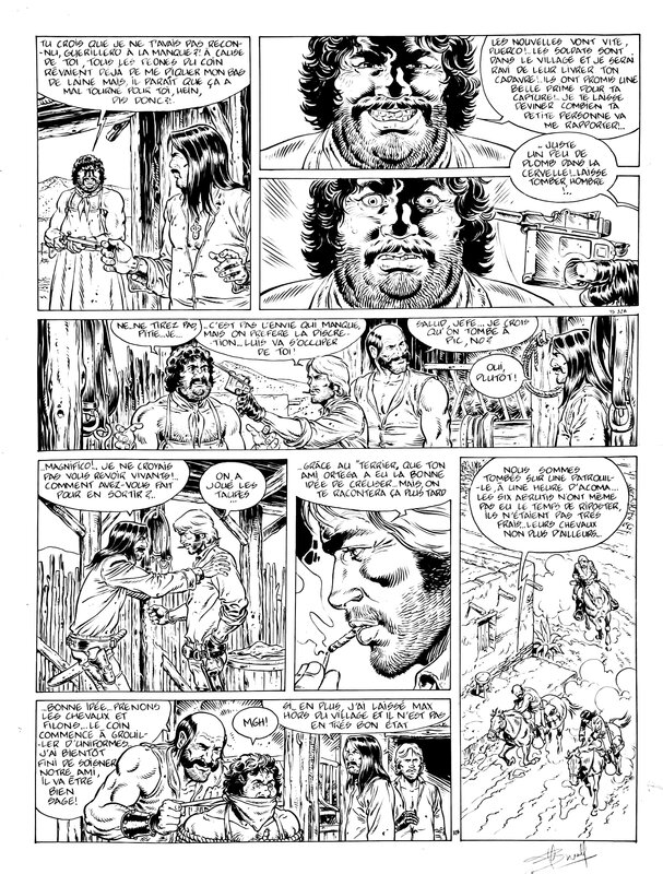 Yves Swolfs, DURANGO album 6 - Le Destin d'un Desperado planche n°32 (1986) - Comic Strip