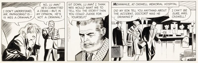 Alex Kotzky, The Girls in Apartment 3G - 4 Janvier 1963 - Comic Strip