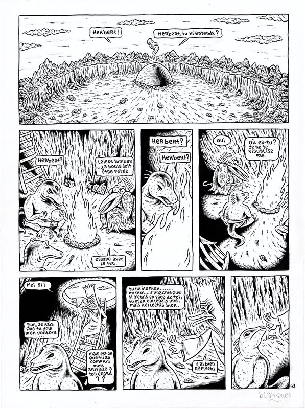 Stéphane Blanquet, Joann Sfar, Lewis Trondheim, Donjon Monsters - Le noir seigneur - Planche originale