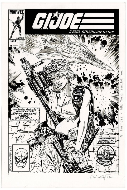 Gil Formosa, G.i. JOE  Lady Jaye COVER MARVEL - Comic Strip