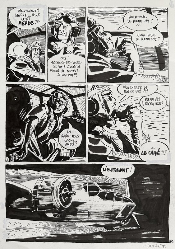 Pierre Wazem, Hugo Pratt, Les Scorpions du Désert - Le Chemin de Fièvre - Comic Strip