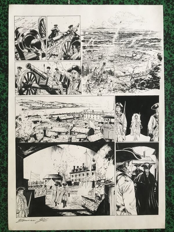 En vente - Braveland - Federico Ferniani / Tome 2 Planche 1 - Planche originale