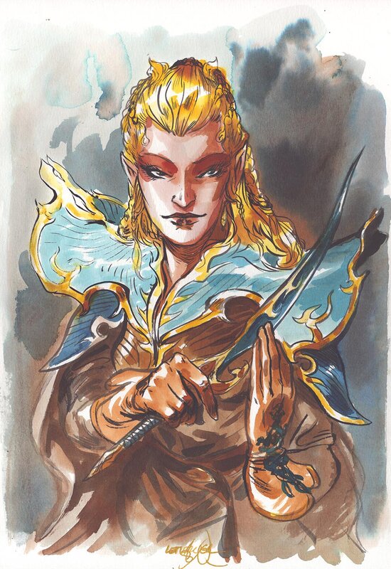 Elfe n°1 by Gwendal Lemercier - Sketch