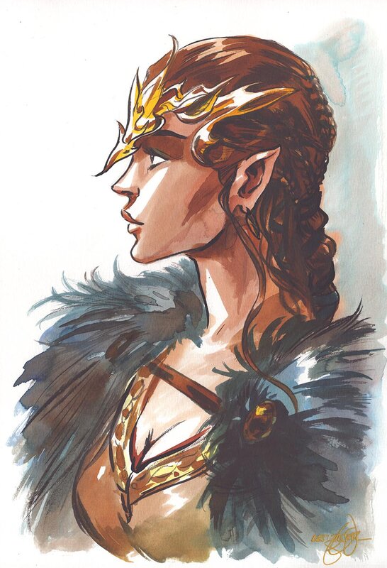 Elfe n°2 by Gwendal Lemercier - Sketch