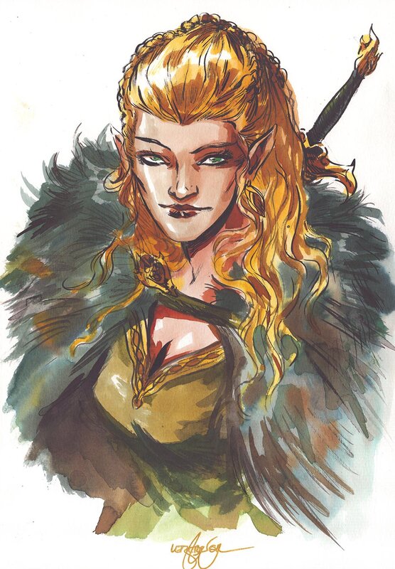 Elfe n°3 par Gwendal Lemercier - Dédicace