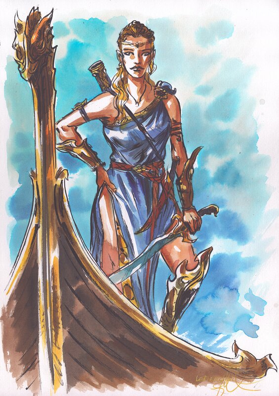 Elfe n°4 by Gwendal Lemercier - Sketch
