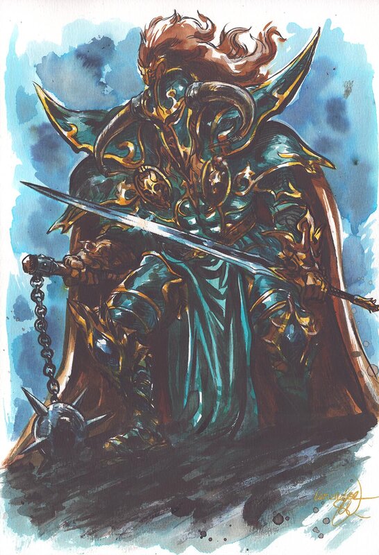 Gwendal Lemercier, guerrier de la guilde des ombres - Sketch