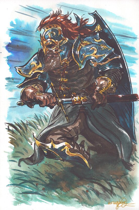 Gwendal Lemercier, Guerrier d'avalon n°2 - Sketch