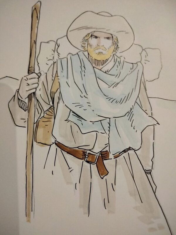 Jean-Marc Stalner, Matt - Dédicace sur le tome 3 de L'Or sous la neige - Sketch