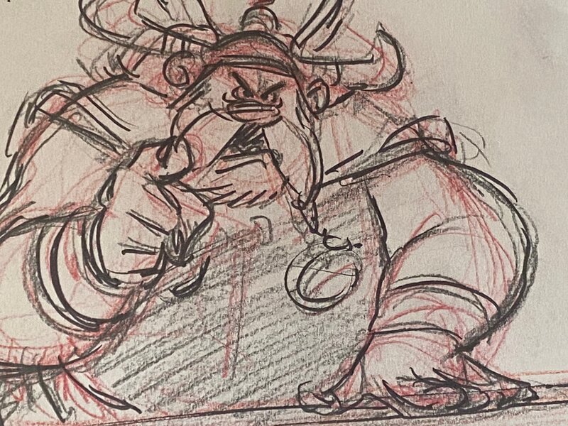 Studios Uderzo, illustration originale, Grossbaf, 