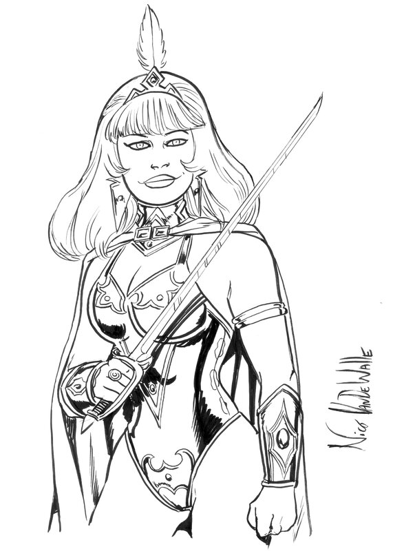 Irina par Nicolas Van de Walle - Dédicace