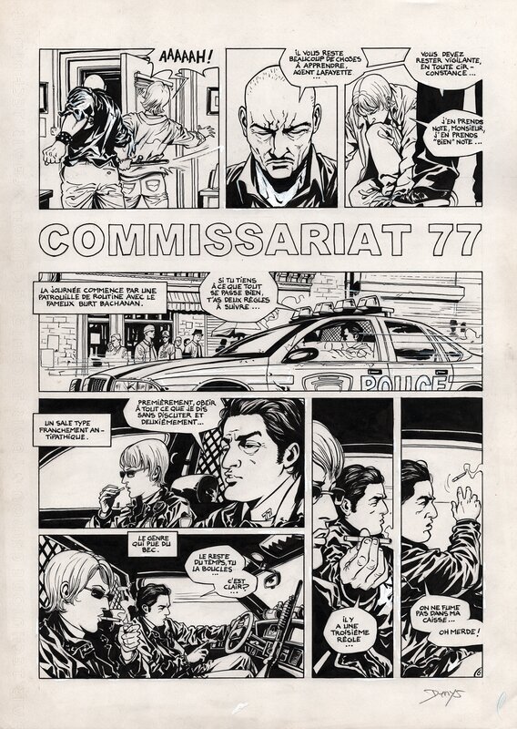For sale - Denys, District 77-planche 6 - Comic Strip