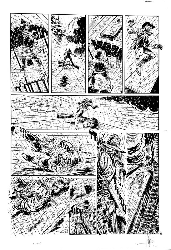 Jean Claude CASSINI La Dernière Chevauchée tome 1 - Black Gold planche n°41 (2003) - Comic Strip