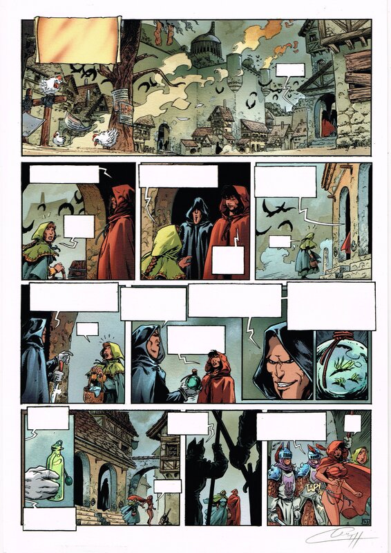 Lanfeust de Troy par Claude Guth - Mise en couleur