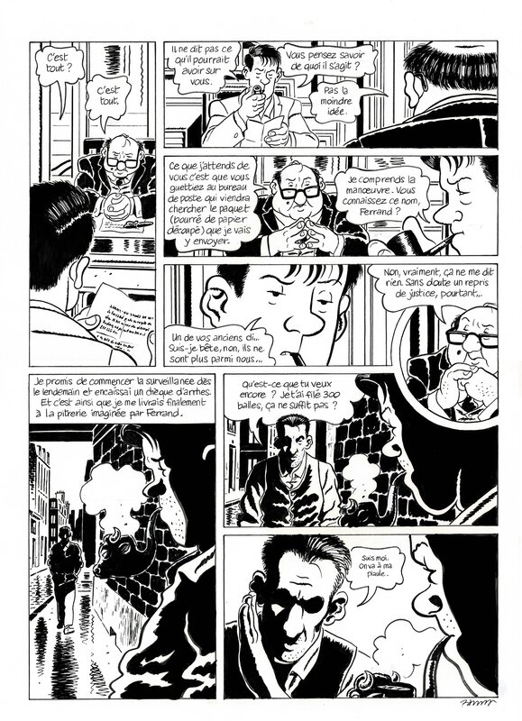 François Ravard, Emmanuel Moynot, Léo Malet, Jacques Tardi, Nestor Burma * Les Rats de Montsouris * Ravard Moynot Malet Tardi - Comic Strip