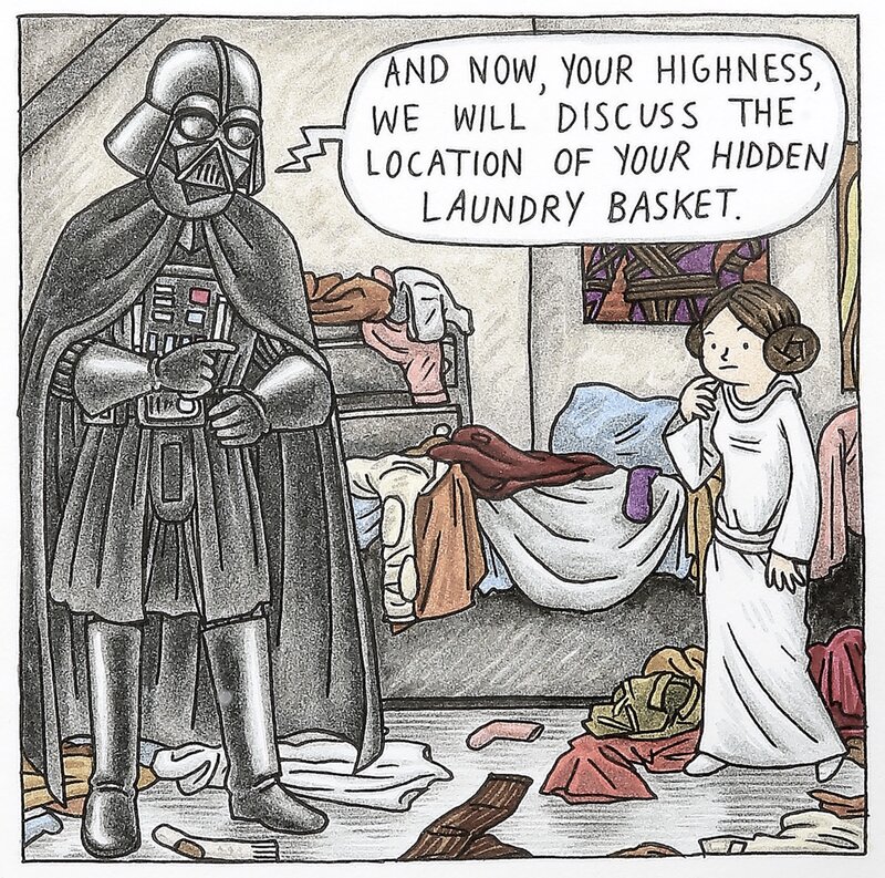 For sale - Jeffrey Brown, Vader’s Little Princess, Page #35 - Comic Strip