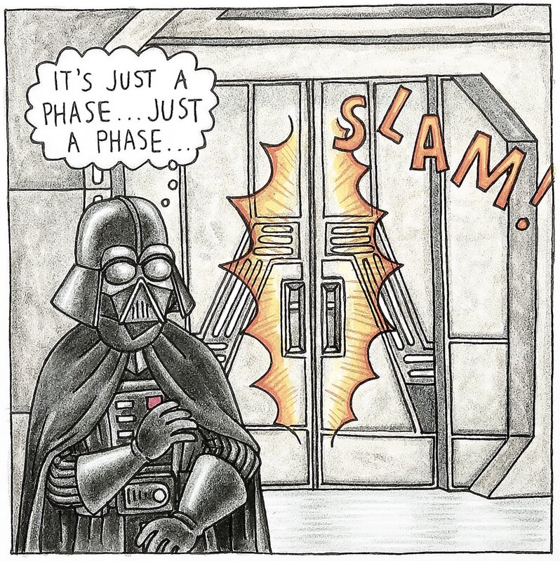 For sale - Jeffrey Brown, Vader’s Little Princess, Page #38 - Comic Strip