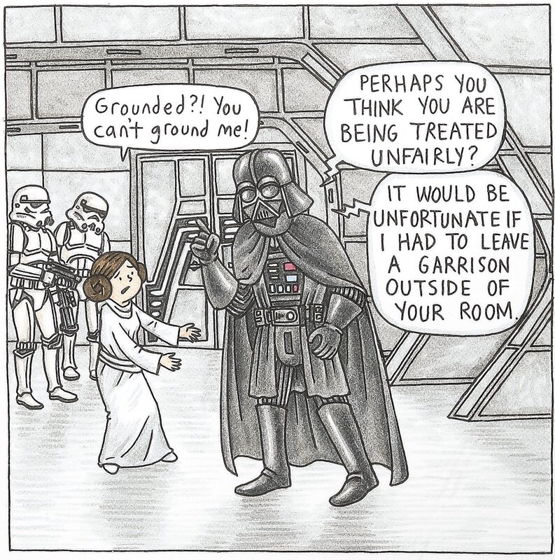 For sale - Jeffrey Brown, Vader’s Little Princess, Page #47 - Comic Strip