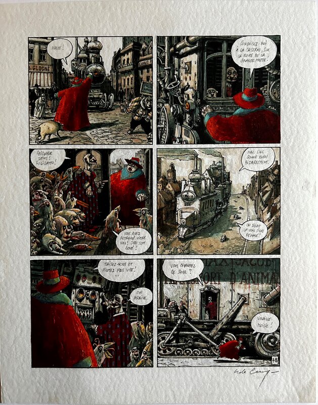 Nicolas De Crécy, Alexios Tjoyas, Foligatto - Nicolas De Crecy - Comic Strip