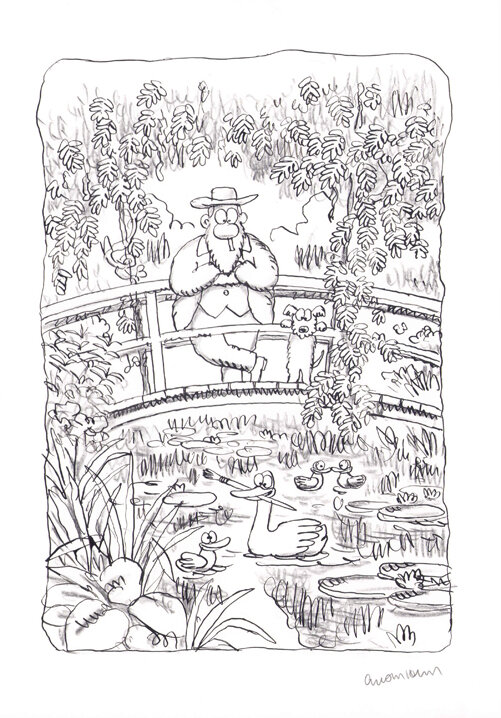Cromheecke, Luc | Monet le magnifique - Original Illustration